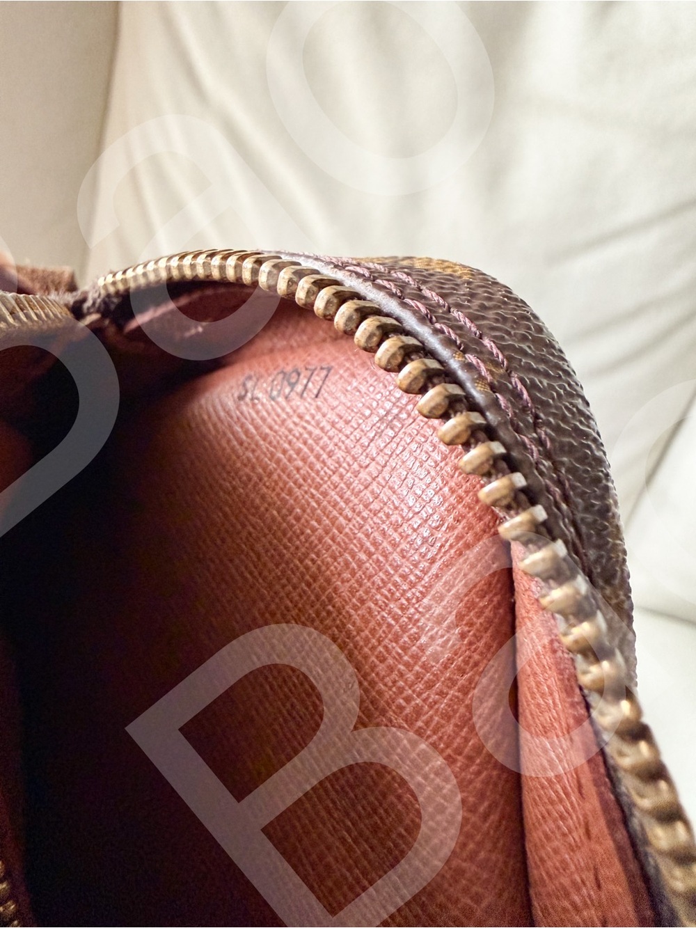 Louis Vuitton Project Bag Brown Monogram Canvas Wristlet Clutch Needs Zipper pul - Picture 13 of 17